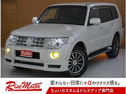 三菱 パジェロ 3.0 ロング エクシード 4WD 本州仕入/ホワイトレター/ハーフエアロ